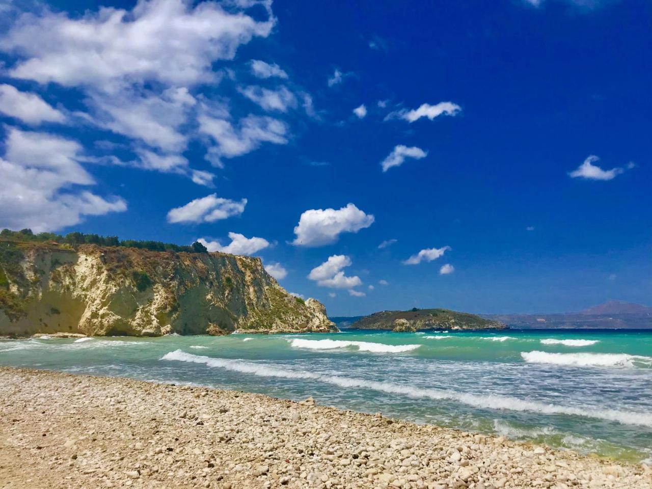 Almyrida Sands Luxury Stone Villa Xirostérnion Dış mekan fotoğraf