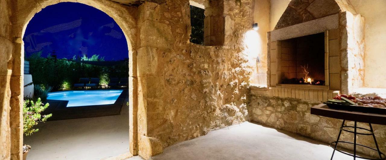 Almyrida Sands Luxury Stone Villa Xirostérnion Dış mekan fotoğraf