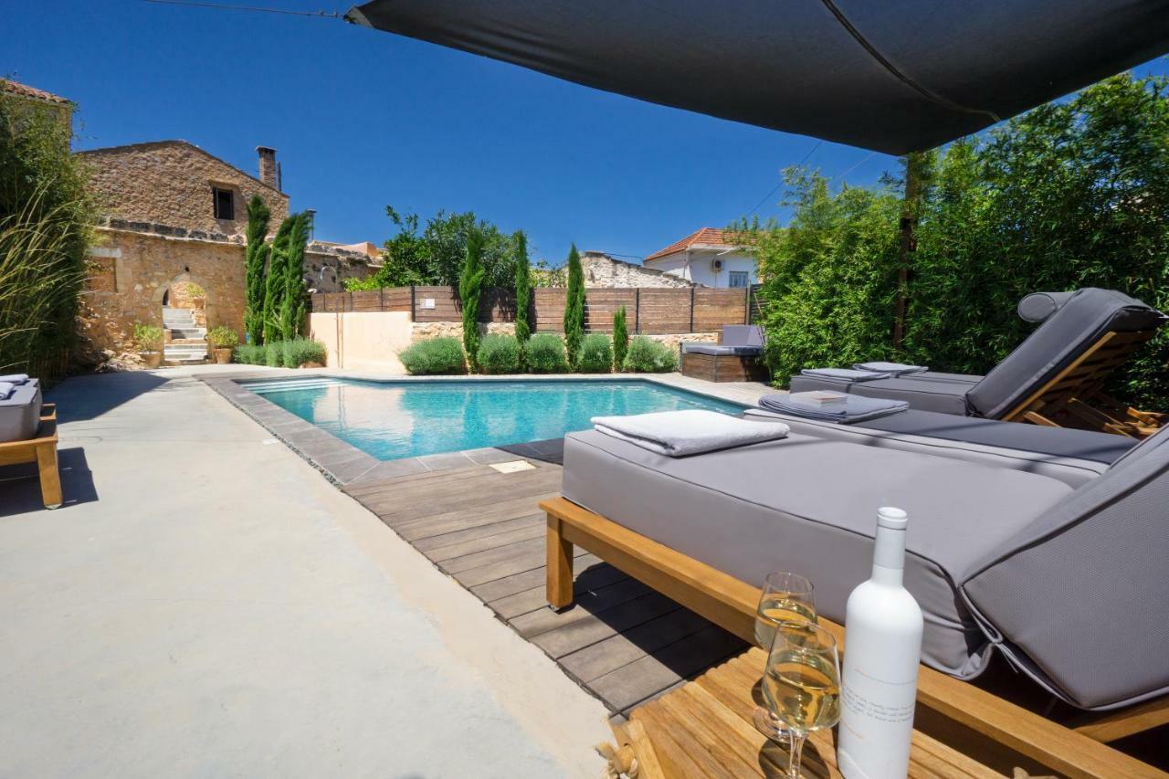 Almyrida Sands Luxury Stone Villa Xirostérnion Dış mekan fotoğraf